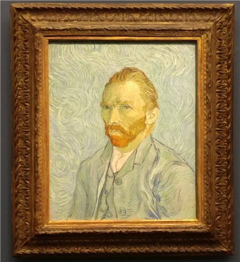 자화상. (1889년)  빈센트 반 고흐 (Vincent Van Gogh, 1853-1890)  (Photo by 최영규)
