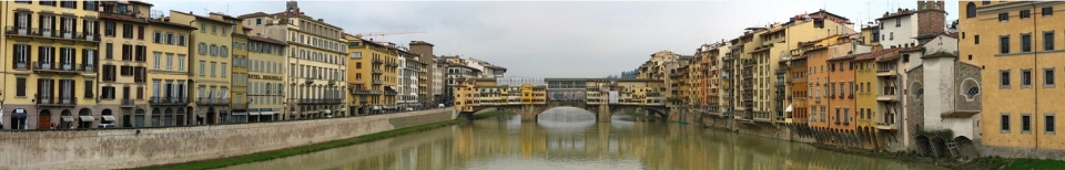 베키오 다리(Ponte Vecchio).  사진; 위키백과