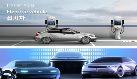 아이오닉 브랜드 제품 라인업 렌더링 이미지(사진 아래 왼측부터 아이오닉6, 아이오닉7, 아이오닉5) 사진=현대차