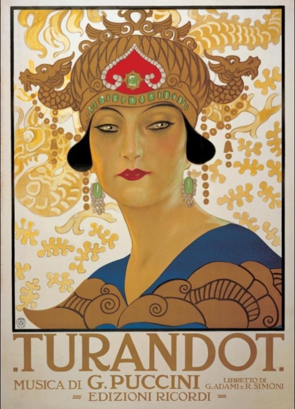사진; 투란도트 오리지날 포스터.  Wikipedia에서 인용.